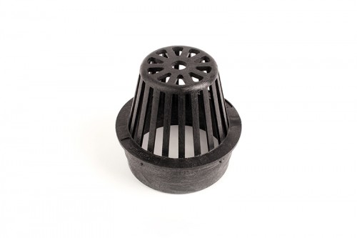 G4RAB - Black 4" Round Atrium Grate