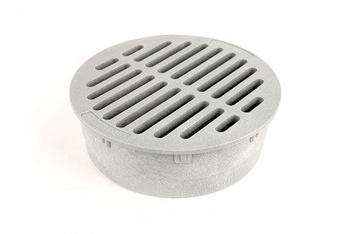 G6RFC - Grey 6" Round Flat Grate