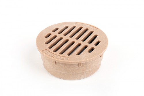 G4RFS - Sand 4" Round Flat Grate